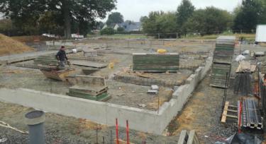 travaux de construction espace santé