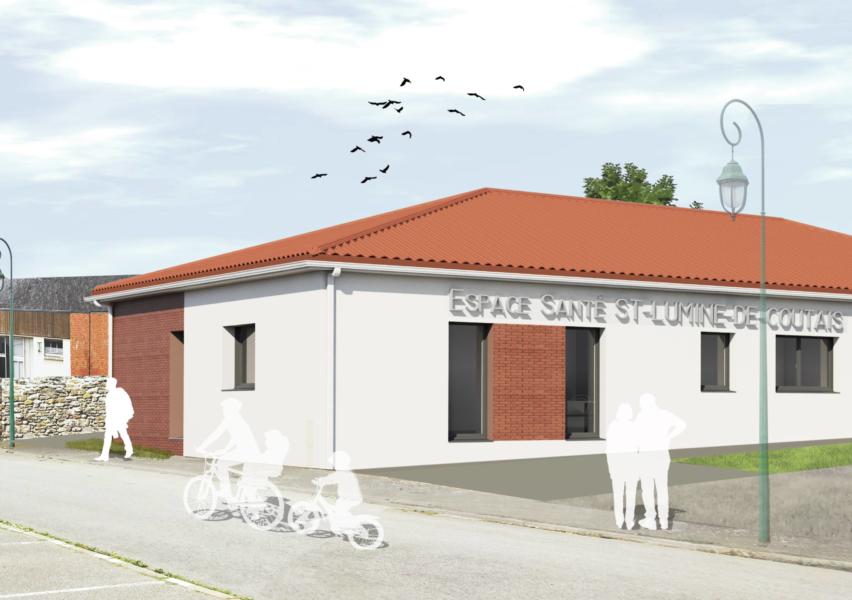 espace de santé construit à Saint Lumine de Coutais