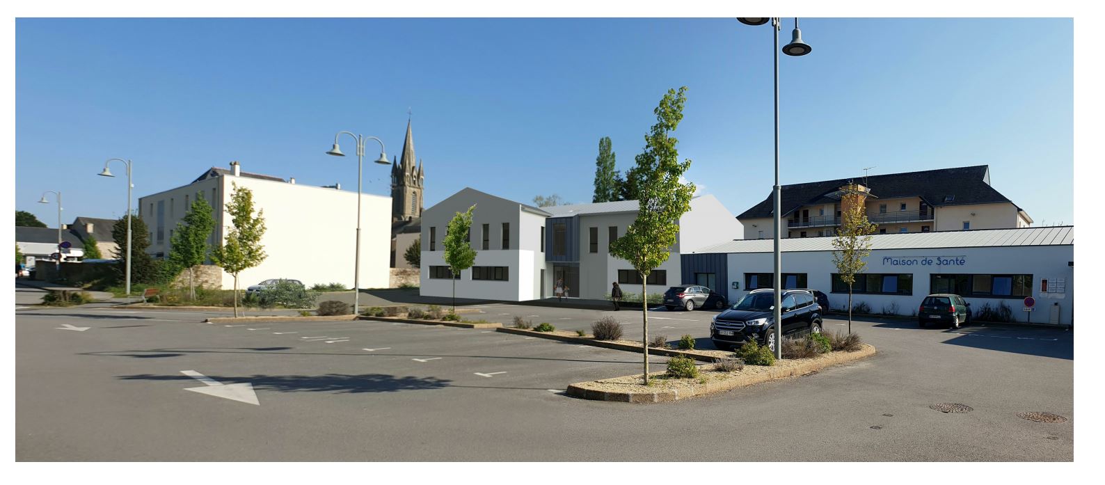 Questembert Extension de la maison médicale bientôt le début du
